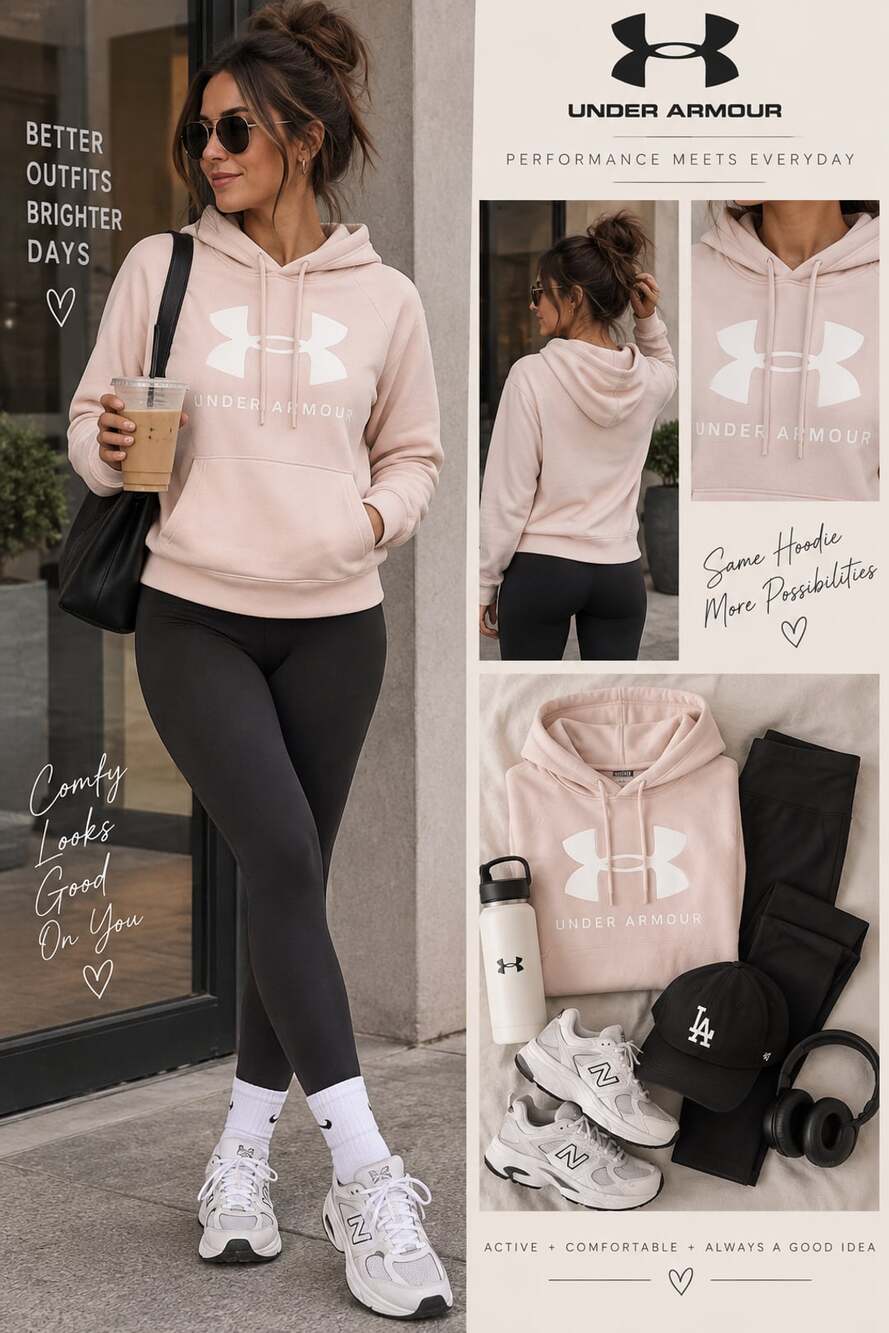 Under Armour Rival Fleece Sportstyle Graphic Pullover Hoodie (Style 1348550)